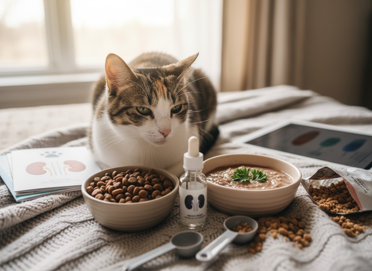 猫の腎臓病に特化した療法食の選び方と食いつきを改善するテクニック