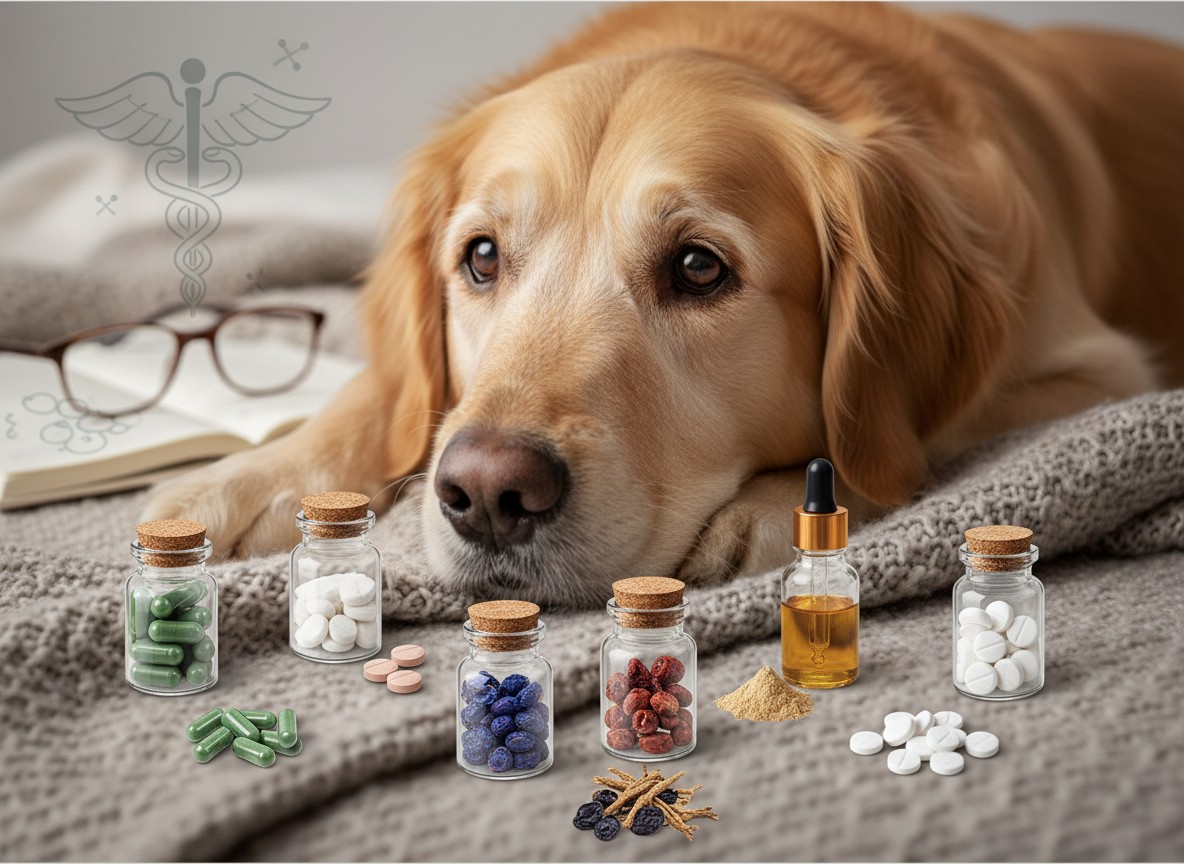 認知症の老犬に効果的なサプリ5選：獣医師が推奨する成分と選び方