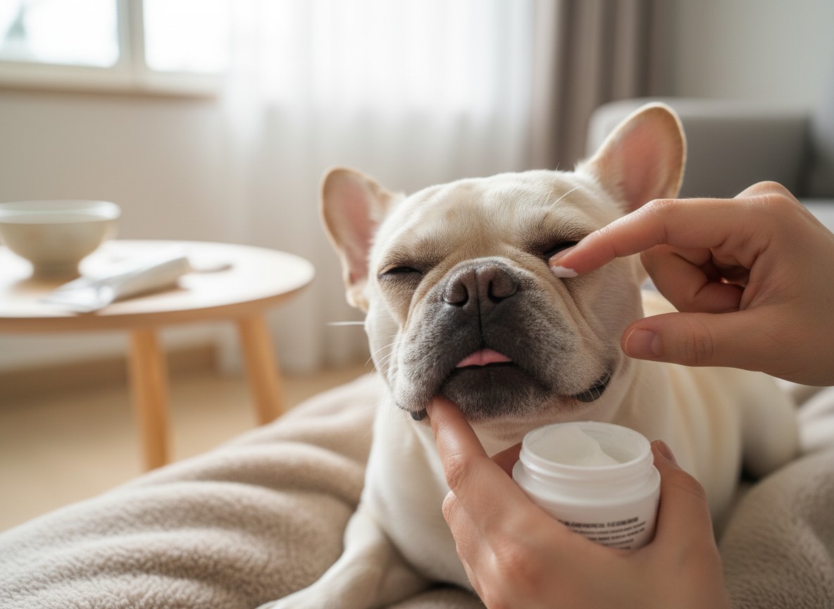 フレンチブルドッグのマズルケアに最適な専用クリームと正しい手順