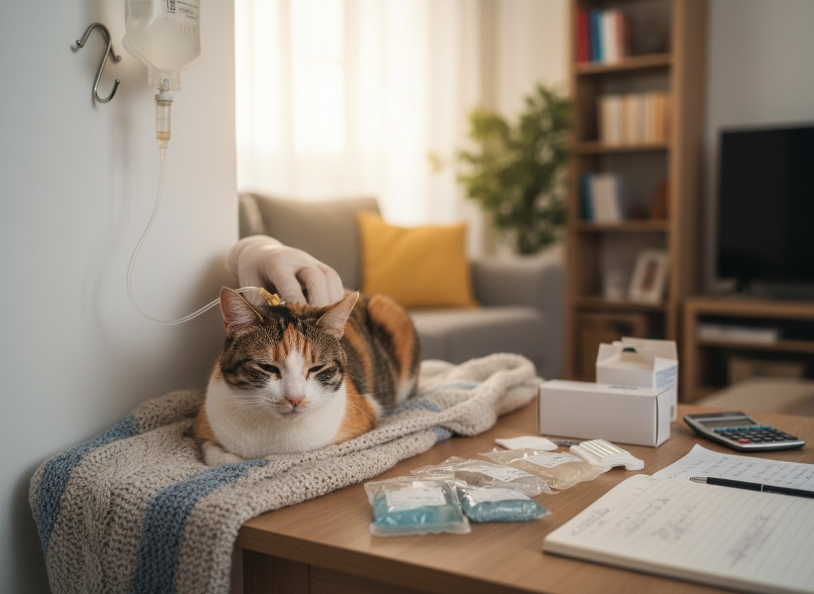 老猫の点滴を自宅で行う方法と注意点：医療費の節約と安全管理